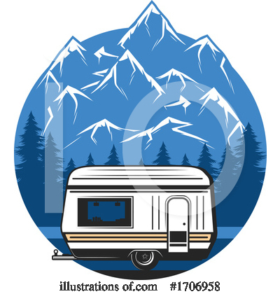 Camping Clipart #1706958 by Vector Tradition SM