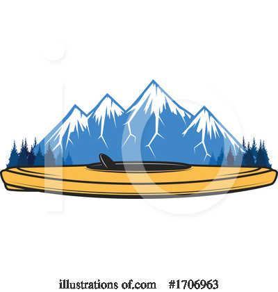 Kayak Clipart #1706963 by Vector Tradition SM