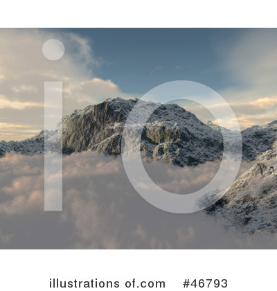Mountains Clipart #46793 by KJ Pargeter