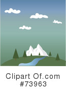 Mountains Clipart #73963 by Pams Clipart