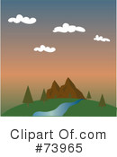 Mountains Clipart #73965 by Pams Clipart