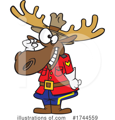 Moose Clipart #1744559 by toonaday