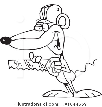Royalty-Free (RF) Mouse Clipart Illustration by toonaday - Stock Sample #1044559