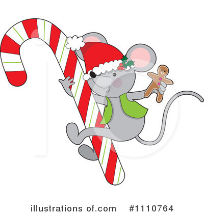 Candy Cane Clipart #1110764 by Maria Bell