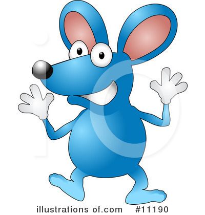 Mouse Clipart #11190 by AtStockIllustration