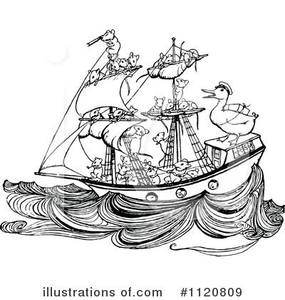 Ship Clipart #1120809 by Prawny Vintage