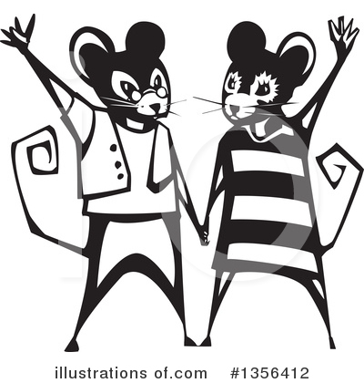 Royalty-Free (RF) Mouse Clipart Illustration by xunantunich - Stock Sample #1356412