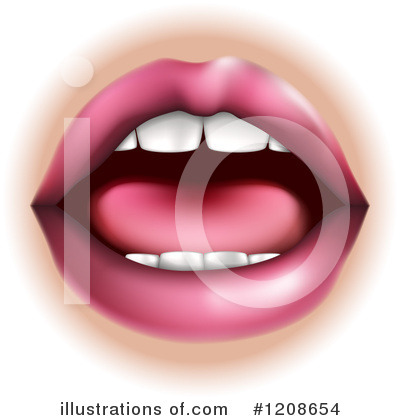 Royalty-Free (RF) Mouth Clipart Illustration by AtStockIllustration - Stock Sample #1208654