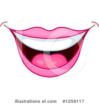 Royalty-Free (RF) Mouth Clipart Illustration by Pushkin - Stock Sample #1259117