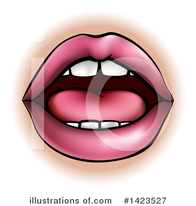 Royalty-Free (RF) Mouth Clipart Illustration by AtStockIllustration - Stock Sample #1423527