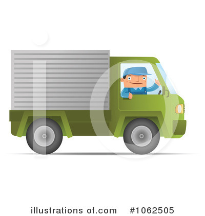 Moving Van Clipart #1062505 by Qiun