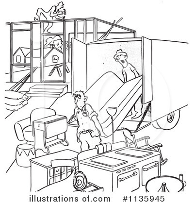 Royalty-Free (RF) Movers Clipart Illustration by Picsburg - Stock Sample #1135945
