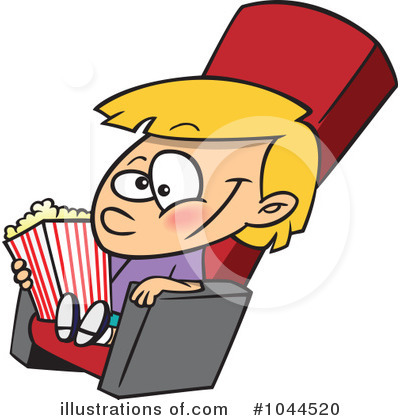 Royalty-Free (RF) Movies Clipart Illustration by toonaday - Stock Sample #1044520