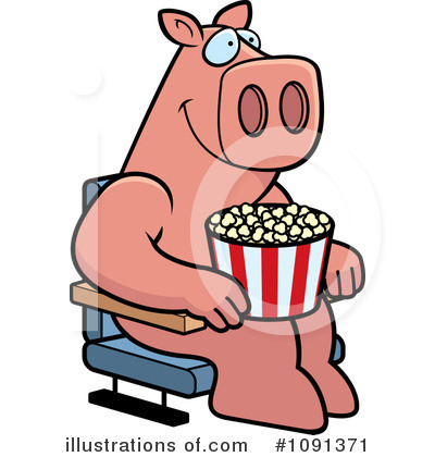Movies Clipart #1091371 by Cory Thoman