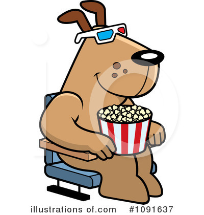 3d Movies Clipart #1091637 by Cory Thoman