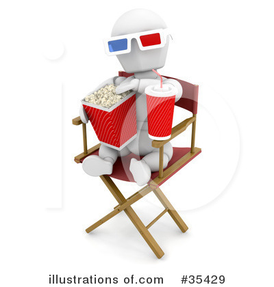 3d Movies Clipart #35429 by KJ Pargeter