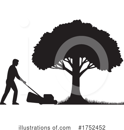 Royalty-Free (RF) Mowing Clipart Illustration by patrimonio - Stock Sample #1752452