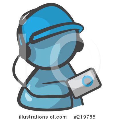Royalty-Free (RF) Mp3 Clipart Illustration by Leo Blanchette - Stock Sample #219785