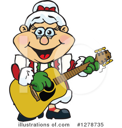 Music Clipart #1278735 by Dennis Holmes Designs
