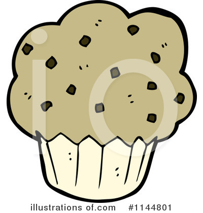 Royalty-Free (RF) Muffin Clipart Illustration by lineartestpilot - Stock Sample #1144801