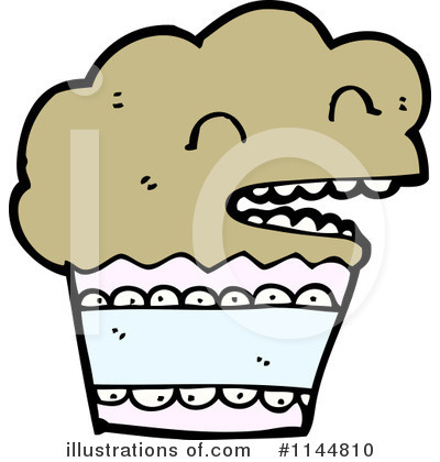 Royalty-Free (RF) Muffin Clipart Illustration by lineartestpilot - Stock Sample #1144810