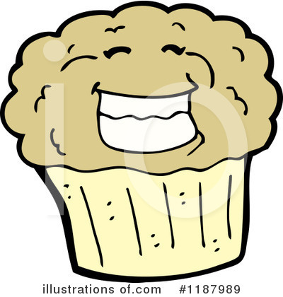 Royalty-Free (RF) Muffin Clipart Illustration by lineartestpilot - Stock Sample #1187989