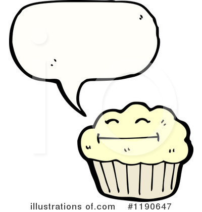 Royalty-Free (RF) Muffin Clipart Illustration by lineartestpilot - Stock Sample #1190647
