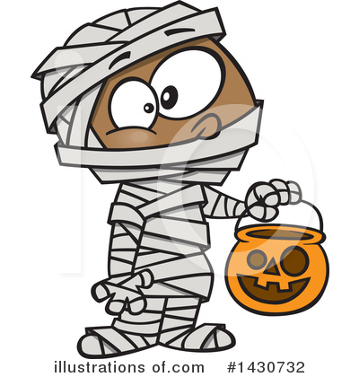 Trick Or Treating Clipart #1430732 by toonaday