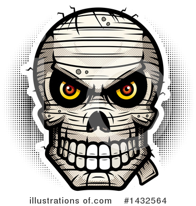 Skull Clipart #1432564 by Cory Thoman