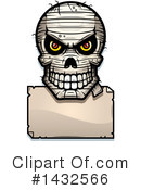 Mummy Skull Clipart #1432566 by Cory Thoman