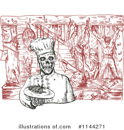 Royalty-Free (RF) Murder Clipart Illustration by patrimonio - Stock Sample #1144271