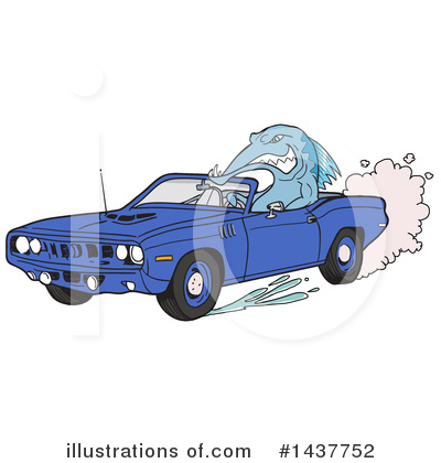 Muscle Car Clipart #1437752 by LaffToon