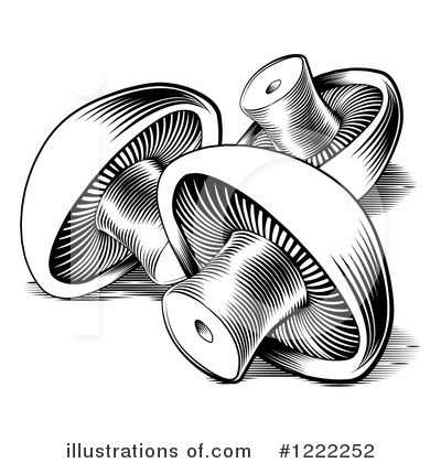 Royalty-Free (RF) Mushroom Clipart Illustration by AtStockIllustration - Stock Sample #1222252