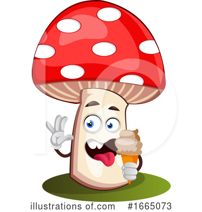 Royalty-Free (RF) Mushroom Clipart Illustration by Morphart Creations - Stock Sample #1665073