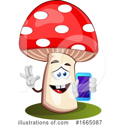 Royalty-Free (RF) Mushroom Clipart Illustration by Morphart Creations - Stock Sample #1665087