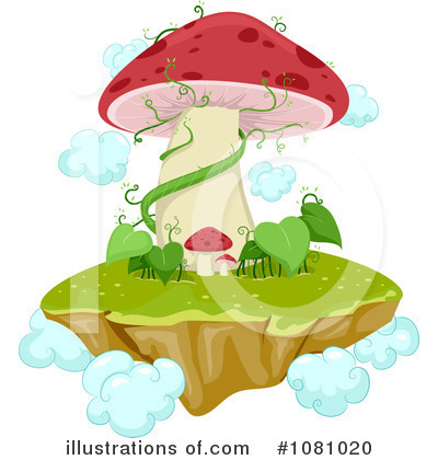 Royalty-Free (RF) Mushrooms Clipart Illustration by BNP Design Studio - Stock Sample #1081020