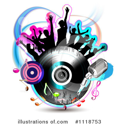Royalty-Free (RF) Music Clipart Illustration by merlinul - Stock Sample #1118753
