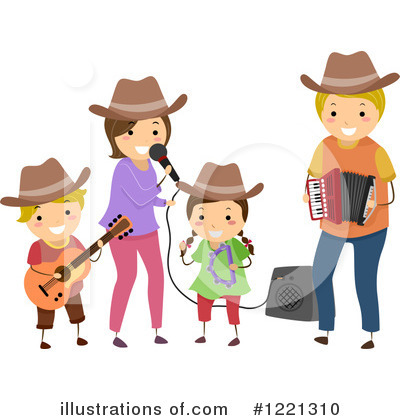 Country Music Clipart #1221310 by BNP Design Studio