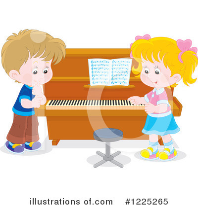 Piano Clipart #1225265 by Alex Bannykh