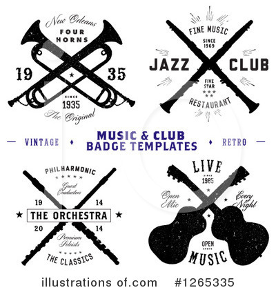 Music Instruments Clipart #1265335 by BestVector