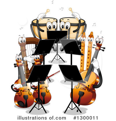 Orchestra Clipart #1300011 by BNP Design Studio