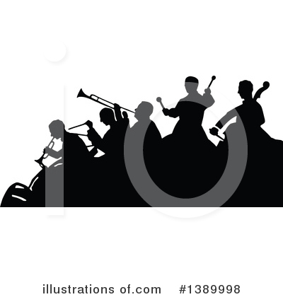 Royalty-Free (RF) Music Clipart Illustration by Prawny Vintage - Stock Sample #1389998