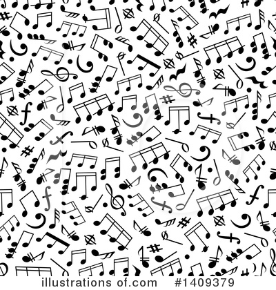 Music Note Clipart #1409379 by Vector Tradition SM