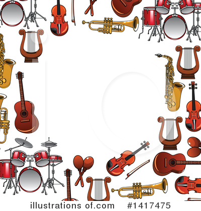 Royalty-Free (RF) Music Clipart Illustration by Vector Tradition SM - Stock Sample #1417475