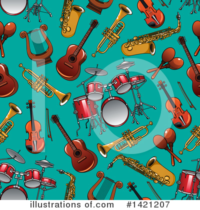 Royalty-Free (RF) Music Clipart Illustration by Vector Tradition SM - Stock Sample #1421207