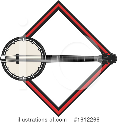 Banjo Clipart #1612266 by Vector Tradition SM