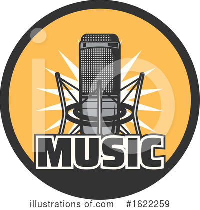 Mic Clipart #1622259 by Vector Tradition SM
