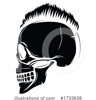 Skulls Clipart #1733638 by Vector Tradition SM