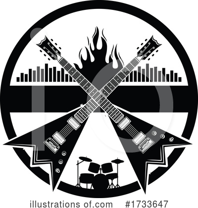 Rock Music Clipart #1733647 by Vector Tradition SM