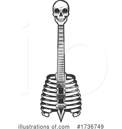 Skeleton Clipart #1736749 by Vector Tradition SM